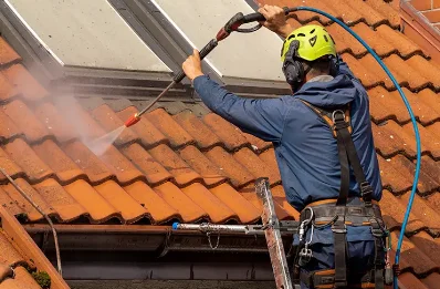 Démoussage et hydrofuge de toiture à Étiolles